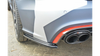 Rear Side Splitters Audi RS6 C7 / C7 FL Gloss Black