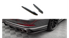 Rear Side Splitters V.2 Audi S8 D5 Gloss Black