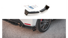 Rear Side Splitters V.2 + Flaps Toyota GR Yaris Mk4 Gloss Black