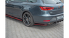 Rear Side Splitters V.4 Seat Leon Cupra Mk3 FL Sportstourer Gloss Black + Red