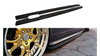 SIDE SKIRTS DIFFUSERS V.1 for BMW 3 E46 MPACK COUPE Gloss Black