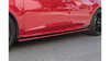 SIDE SKIRTS DIFFUSERS v.3 Seat Leon Mk3 Cupra/ FR Facelift Gloss Black + Red