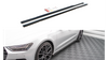 Side Skirts Diffusers Audi A7 C8 Gloss Black