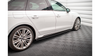 Side Skirts Diffusers Audi S4 / A4 S-Line / A4 Competiton B9 Gloss Black