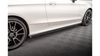 Side Skirts Diffusers Mercedes-Benz C Coupe AMG-Line C205 Facelift Gloss Black