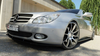 Side Skirts Diffusers Mercedes C219 Gloss Black