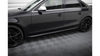 Side Skirts Diffusers V.1 Audi S4 / A4 / A4 S-Line B8 / B8 FL Gloss Black