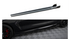 Side Skirts Diffusers V.1 + Flaps BMW M8 Gran Coupe F93 / 8 Gran Coupe M-Pack G16 Gloss Black