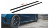 Side Skirts Diffusers V.1 Mercedes A35 AMG / AMG-Line W177 Gloss Black