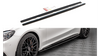 Side Skirts Diffusers V.1 Mercedes-AMG C 63AMG Coupe C205 Facelift Gloss Black