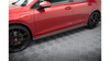 Side Skirts Diffusers V.1 Volkswagen Golf GTI / GTE / GTI Clubsport / R-Line Mk8 Gloss Black