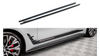 Side Skirts Diffusers V.2 BMW i4 M-Pack G26 Gloss Black