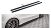 Side Skirts Diffusers V.2 Mercedes A35 AMG / AMG-Line W177 Gloss Black