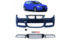 Sport Bumper Front SRA suitable for BMW 1 (E81, E87) Hatchback 1 (E88) Convertible 1 (E82) Coupe 2004-2013