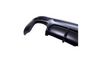 Sport Rear Spoiler Diffuser Matt Black suitable for BMW 1 (E82) Coupe (E88) Convertible 2007-2013