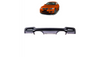 Sport Rear Spoiler Diffuser Matt Black suitable for BMW 3 (E92) Coupe (E93) Convertible 2007-2013