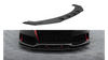 Street Pro Front Splitter Audi A7 RS7 Look C7 Black-Red