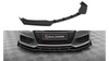 Street Pro Front Splitter + Flaps Audi TT S / S-Line 8S Black + Gloss Flaps