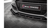 Street Pro Front Splitter + Flaps Audi TT S / S-Line 8S Black + Gloss Flaps