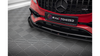 Street Pro Front Splitter + Flaps Mercedes-Benz A 45 AMG Aero W176 Facelift Black + Gloss Flaps