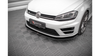 Street Pro Front Splitter V.2 Volkswagen Golf R Mk7 Black