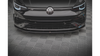 Street Pro Front Splitter Volkswagen Golf R Mk8 Black