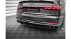 Street Pro Rear Diffuser Audi S8 D5 Black-Red