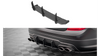 Street Pro Rear Diffuser Mercedes-Benz C Coupe AMG-Line C204 Black-Red