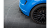 Street Pro Rear Side Splitters Audi TT S 8S Facelift Black