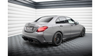 Street Pro Rear Side Splitters + Flaps Mercedes-AMG C63 Sedan / Estate W205 Facelift Black + Gloss Flaps