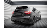 Street Pro Rear Side Splitters + Flaps Mercedes-Benz A AMG-Line W176 Facelift Black + Gloss Flaps