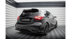 Street Pro Rear Side Splitters + Flaps Mercedes-Benz A AMG-Line W176 Facelift Red + Gloss Flaps