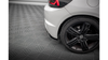 Street Pro Rear Side Splitters Volkswagen Scirocco R Mk3 Black-Red