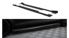 Street Pro Side Skirts Diffusers + Flaps Audi A7 S-Line C7 Black + Gloss Flaps