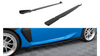 Street Pro Side Skirts Diffusers V.1 + Flaps Toyota GR86 Mk1 Black + Gloss Flaps