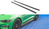 Street Pro Side Skirts Diffusers V.1 Ford Mustang GT Mk6 Facelift - Black
