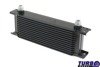TurboWorks Oil Cooler Kit 13-rows 260x100x50 AN8 Black