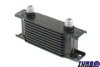 TurboWorks Oil Cooler Kit Slim 10-rows 140x75x50 AN8 Black