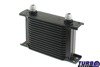 TurboWorks Oil Cooler Kit Slim 16-rows 140x125x50 AN10 Black