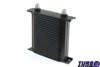 TurboWorks Oil Cooler Kit Slim 25-rows 140x195x50 AN10 Black