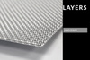 Turboworks Heat shield embossed aluminium 0,2mm 60 cm x 60 cm