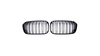 Grill BMW 1 F20 F21 Facelift podwójne żeberka Gloss Black