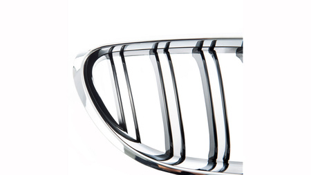 Grill BMW 6 F13 F12 F06 podwójne żeberka Chrome & Black