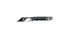 Diffuser Audi TT 8S Rear Silver