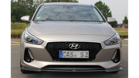 Splitter Hyundai i30 III Front v.1 Gloss Black