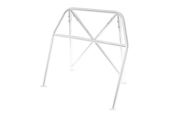 Bolt-in Half Roll Cage Renault Clio 3 Sport White