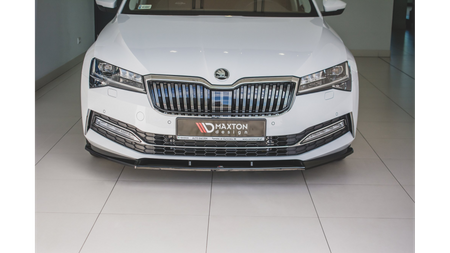 Splitter Skoda Superb III Facelift Front v.2 Gloss Black