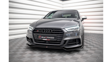 Splitter Audi A3 8V Facelift S-Line Front v.2 Gloss Black