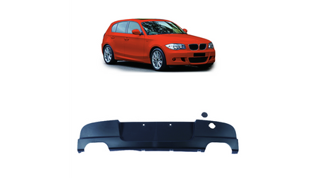 Diffuser BMW 1 E81 E87 Rear Matt Black