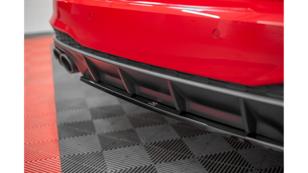 Splitter Audi S7 C8 Tył Środkowy Gloss Black